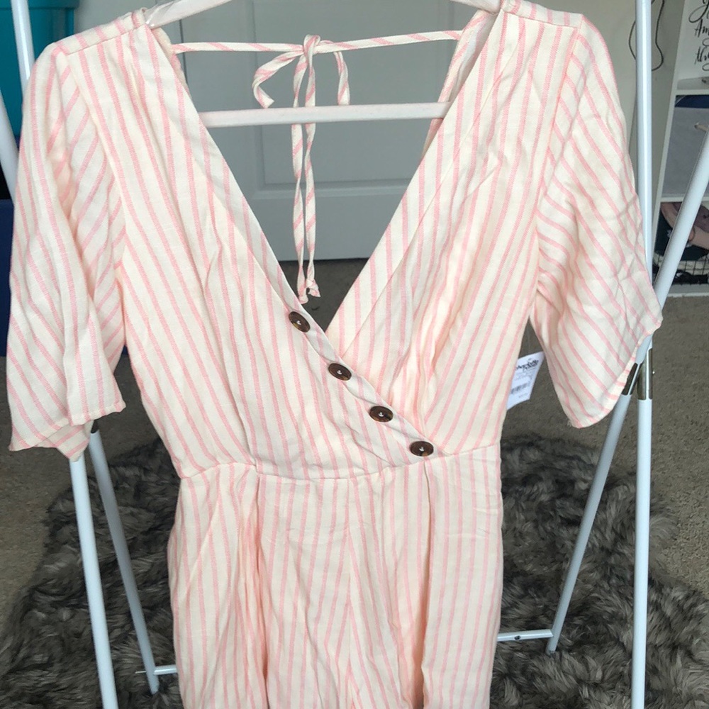Striped romper